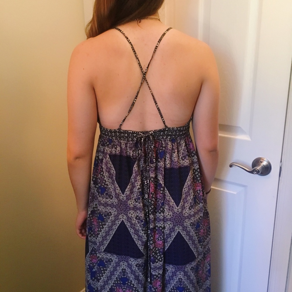 Colorful bohemian maxi dress - Picture 3 of 3